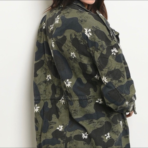 Camo floral jacket - Picture 2 of 3